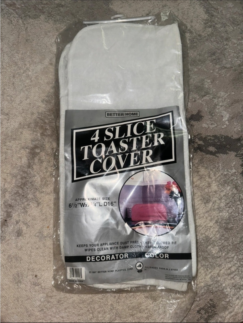 Better Home White 4-Slice Toaster Cover